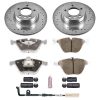 2006-2007 BMW 525i Front Brake Rotors and Carbon-Fiber Ceramic Brake Pads - Heavy-Duty Performance Upgrade