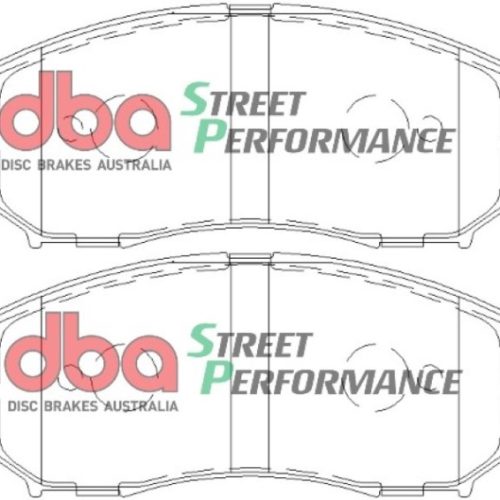 DBA Street Performance Brake Pads for 2010 Nissan Pathfinder and Infiniti Models - Premium Replacement