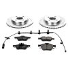 2007-2008 Mini Cooper Front Z23 Evolution Sport Brake Rotor and Brake Pad Assembly - Heavy-Duty Performance Upgrade