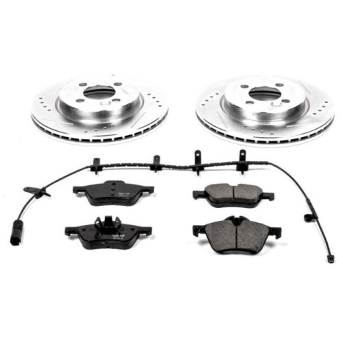 2007-2008 Mini Cooper Front Z23 Evolution Sport Brake Rotor and Brake Pad Assembly - Heavy-Duty Performance Upgrade