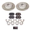 2006-2009 Audi A3 Quattro & Volkswagen Passat Rear Semi-Coated Rotor Brake Assembly - Premium Replacement