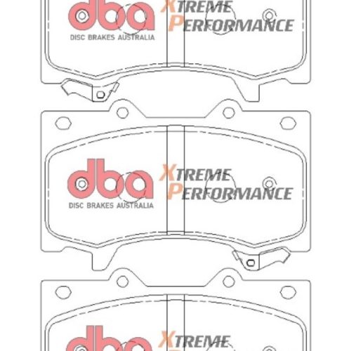 DBA XP Series Front Brake Pads for Nissan Patrol Y62 5.6L 2010-2024 - Heavy-Duty High Friction Brake Pad Assembly