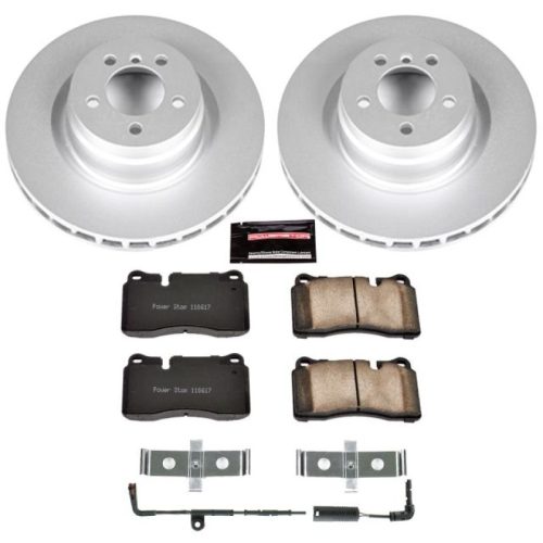 2006-2009 Land Rover Range Rover Front Brake Rotor and Ceramic Pad Assembly - Heavy-Duty Performance Upgrade