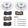 2009-2014 Infiniti FX50 & M56 Rear Z23 Evolution Sport Brake Upgrade Kit - Premium Heavy-Duty Replacement