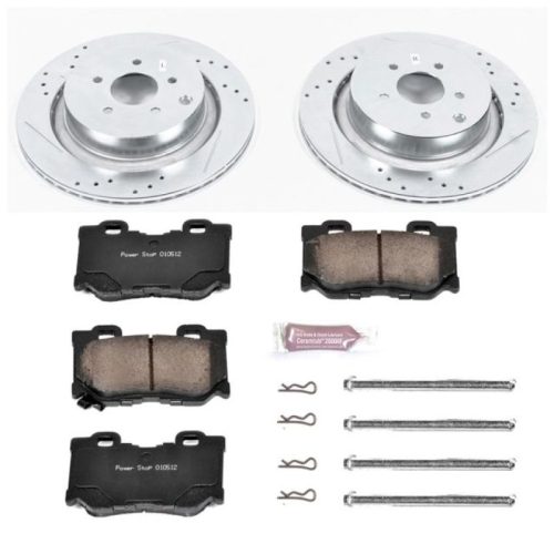 2009-2014 Infiniti FX50 & M56 Rear Z23 Evolution Sport Brake Upgrade Kit - Premium Heavy-Duty Replacement