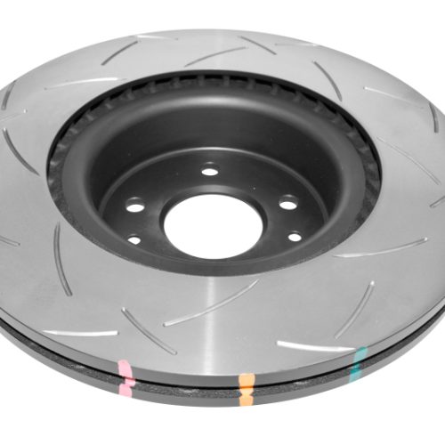 DBA 4000 Series Slotted Rotor for Renault Megane III RS 2.0L Front 20010-13 - Performance Brake Rotor with T3 Slot Design for Street, Track, and Heavy-Duty Applications - Premium Replacement