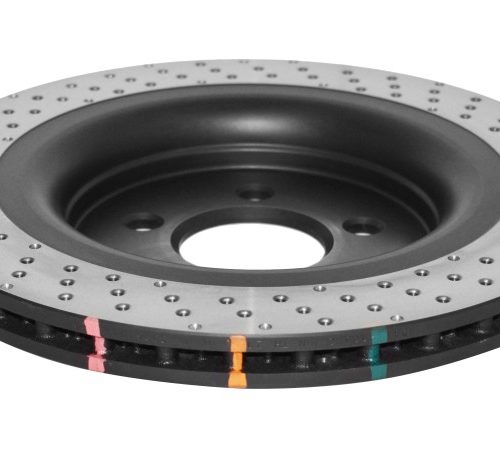 DBA 4000 Series XD Cross Drilled and Slotted Rotor for Mercedes-Benz GLA45 AMG '12-'17 - Premium Replacement - Image 3