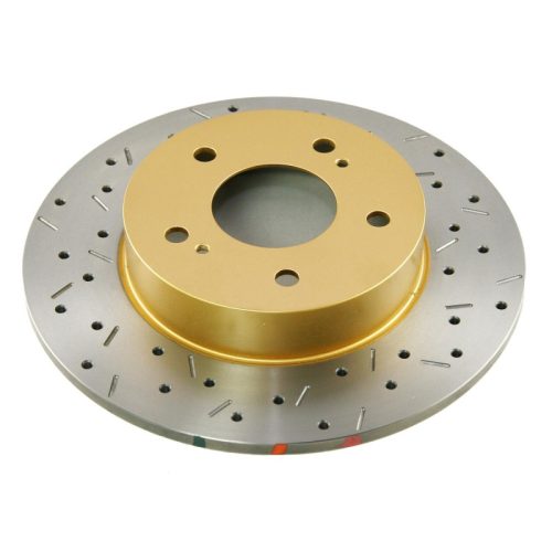 DBA 4000 Series Drilled and Slotted Rear Rotor for Nissan Maxima and Infiniti I35 1995-2004 - Premium Replacement - Image 3
