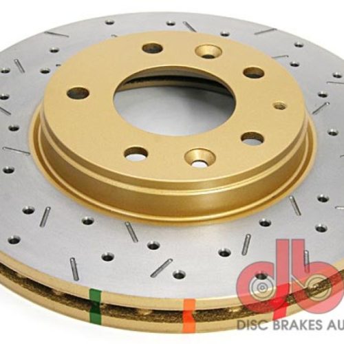 DBA 4000 Series Drilled and Slotted Front Rotor for Mazda 6 2003-2005 - Premium Replacement