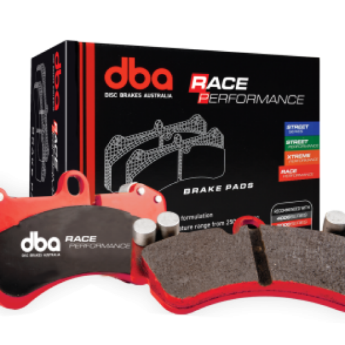DBA RP Series Front Brake Pads for Subaru Impreza 1989-2004 - High-Performance Race Brake Pad Set for Front Application