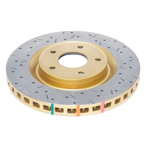 DBA 4000 Series Front Drilled and Slotted Rotor for Chevrolet Corvette 1998-2007 - Premium Performance Replacement - Image 3