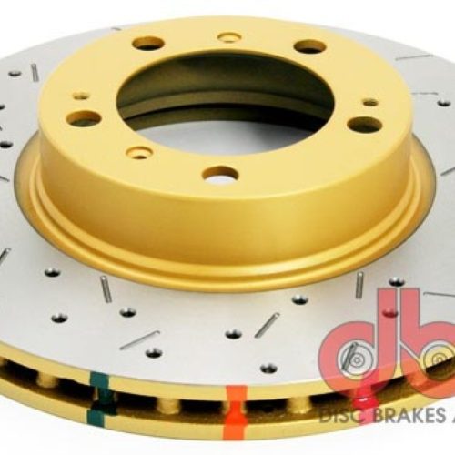 DBA 4000 Series Front Drilled and Slotted Rotor for Porsche 911 Boxster Cayman 2000-10 - Premium Replacement