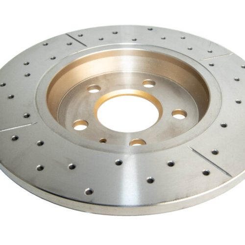 DBA Street Series Cross Drilled and Slotted Rotor for Audi A4 Quattro, A5, Q5 '10-'11 Heavy-Duty Performance Replacement - Image 7