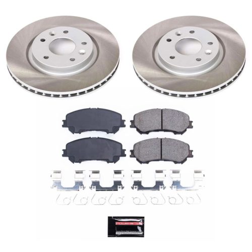 2017-2018 Nissan Rogue Sport Front Semi-Coated Rotor Brake Assembly - Premium Replacement