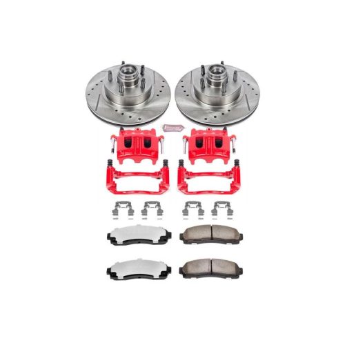 2003-2008 Ford Ranger Front Heavy-Duty Brake Rotor and Ceramic Pad Upgrade Kit - Premium Replacement