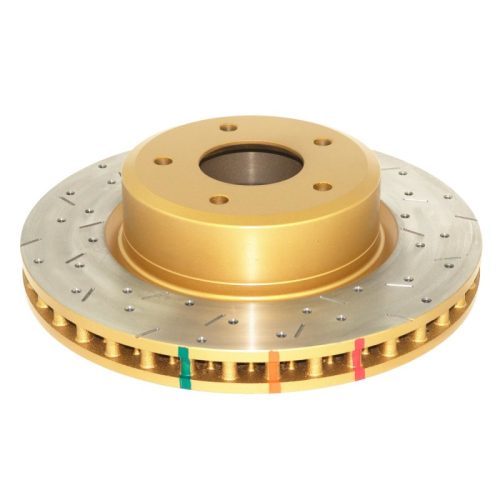 DBA 4000 Series Front Slotted and Drilled Rotor for Pontiac GTO 2005-2006 - Premium Replacement Performance Brake Rotor - Image 4