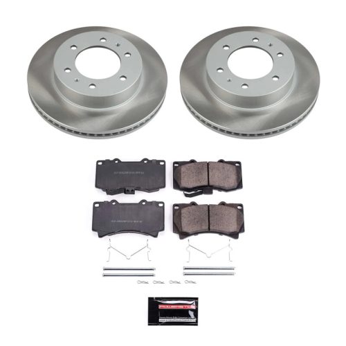 2006-2010 Hummer H3, H3T Front Semi-Coated Rotor Brake Assembly - Heavy-Duty Replacement for Fleet and Truck Applications
