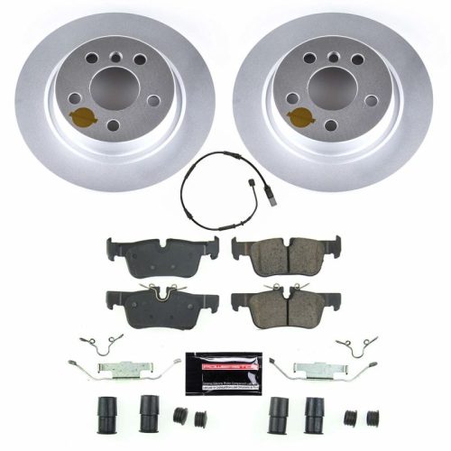 2016-2018 Mini Cooper Clubman & Countryman Rear Z23 Evolution Sport Coated Brake Rotor and Carbon-Fiber Ceramic Pad Assembly - Premium Replacement