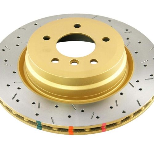 DBA 4000 Series Rear Drilled and Slotted Rotor for BMW 335i and X1 (2007-24) - Premium Replacement - Image 6