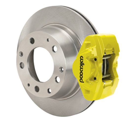 '69-'83 Porsche 911 Rear Brake Kit with 11.42-inch Premium Coated Solid Face Rotors - Heavy-Duty Fleet Replacement