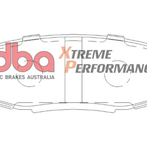 DBA XP650 Heavy-Duty Rear Brake Pads for Toyota Tundra 2009-14 and Lexus LX570 2008-11 - Premium Replacement