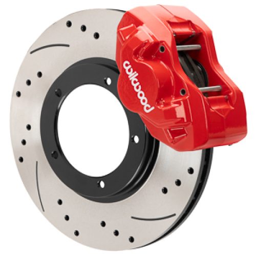 1975-1983 Porsche 911 Front Brake Assembly with Drilled Rotors and Flex Lines - Heavy-Duty Performance Replacement