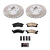 1992-1994 Oldsmobile Achieva Front Semi-Coated Rotor Brake Assembly - Premium Replacement