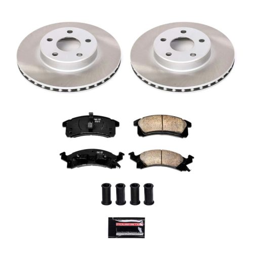 1992-1994 Oldsmobile Achieva Front Semi-Coated Rotor Brake Assembly - Premium Replacement