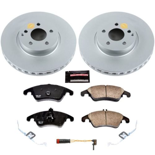 2013-2014 Mercedes-Benz C300 & 2008-2012 Mercedes-Benz C350 Front Z23 Evolution Sport Coated Brake Kit - Heavy-Duty Performance Replacement