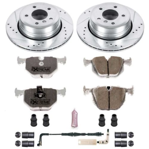 2006-2010 BMW 528i, 2007-2010 BMW 528xi, 2006-2009 BMW 530xi, 2008-2009 BMW 535i xDrive Rear Z26 Street Warrior Brake Upgrade Kit - Premium Replacement