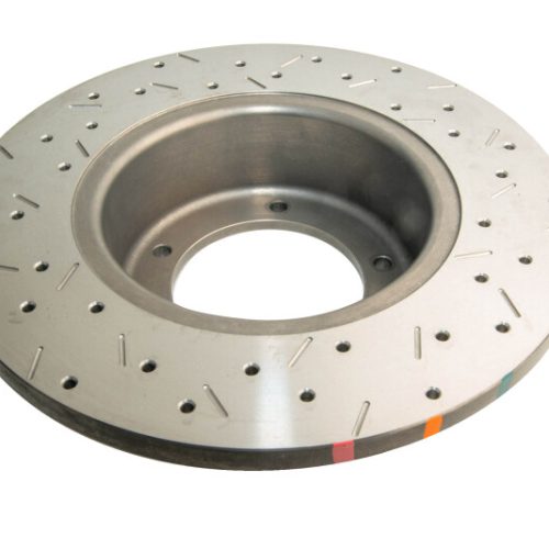 DBA 4000 Series Slotted and Drilled Front Rotor for Land Rover Range Rover and Discovery 1988-1999 - Premium Replacement - Image 2