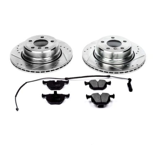 2002-2006 BMW X5 Rear Z23 Evolution Sport Brake Rotor and Carbon-Fiber Ceramic Pad Upgrade - Premium Replacement