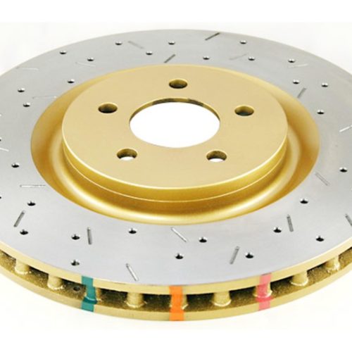DBA 4000 Series XS Rotor for Ford Mustang 2007-13 Front Drilled and Slotted Replacement - Image 6