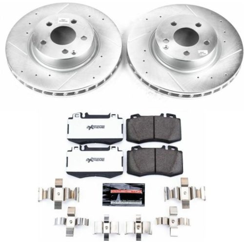 2003-2006 Mercedes-Benz E500 Front Z26 Street Warrior Brake Upgrade Kit - Premium Heavy-Duty Performance Rotors and Carbon-Fiber Ceramic Pads