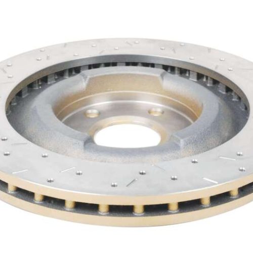 DBA 4000 Series Drilled and Slotted Rotor for Chevrolet Corvette and Cadillac XLR - Heavy-Duty Replacement - Image 7