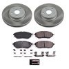 2015-2021 Subaru Legacy, Outback, WRX & 2006 Subaru B9 Tribeca Front Semi-Coated Rotor Brake Assembly - Premium Replacement