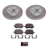2008-2011 Chevrolet HHR Front Semi-Coated Rotor Brake Kit with Ceramic Pads - Premium Replacement