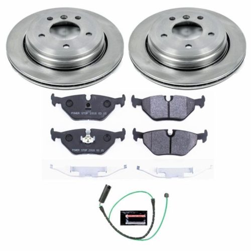 2001-2005 BMW 325xi Rear Track Day SPEC Brake Kit - Heavy-Duty Performance Replacement with Premium Coated Solid Face Rotors and Ceramic Brake Pads