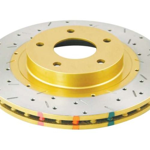 DBA 4000 Series XS Rotor for Nissan Maxima, Infiniti G35, 350Z Front Drilled & Slotted - Premium Replacement - Image 6