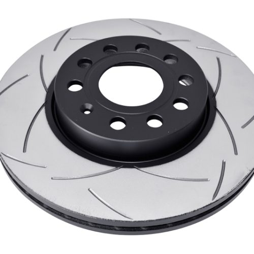 DBA Street Series T2 Slotted Brake Rotor - Front 2010-12 Volkswagen Jetta, 2010 Volkswagen Golf, 2011-12 Audi A3 - Premium Replacement