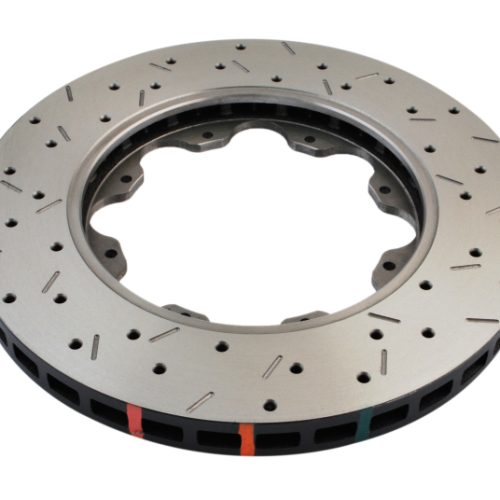 DBA 5000 Series Drilled and Slotted Replacement Rotor for Acura CX, RSX, Honda Civic Si '02-'08 - Premium High-Performance Brake Rotor