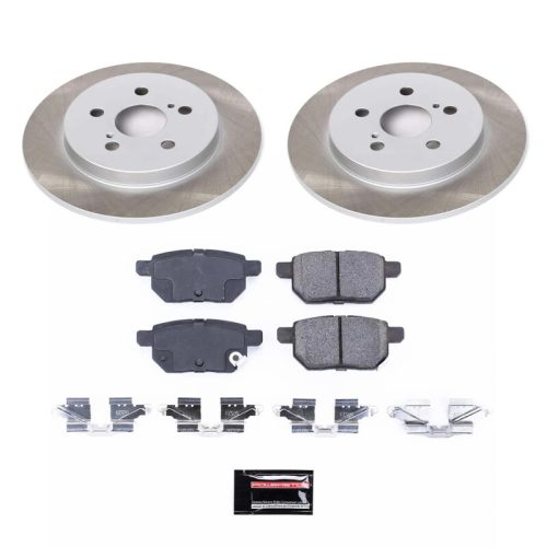 2011-2016 Toyota Corolla, 2009-2015 Toyota Matrix & Prius Prime Rear Semi-Coated Rotor Brake Assembly - Heavy-Duty Fleet Replacement