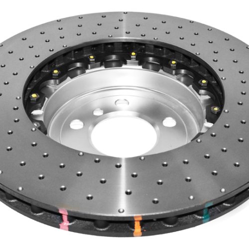DBA 5000 Series Drilled Rotor with Silver Aluminum Hat for BMW M240i xDrive 2018-20 - Premium Replacement - Image 7