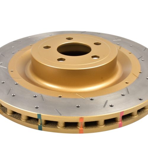 DBA 4000 Series Drilled and Slotted Front Rotor for Ford Mustang 2015-17 - Premium Replacement - Image 2