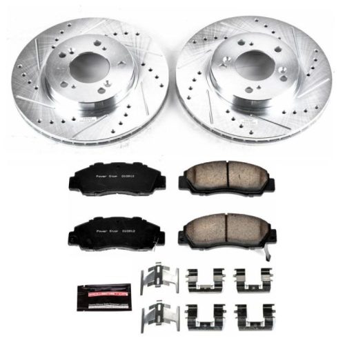 2001 Honda Prelude, 2000 Honda Prelude, 1999 Honda Prelude, 1998 Honda Prelude, 1997 Honda Prelude Front Brake Upgrade Kit - Premium Replacement