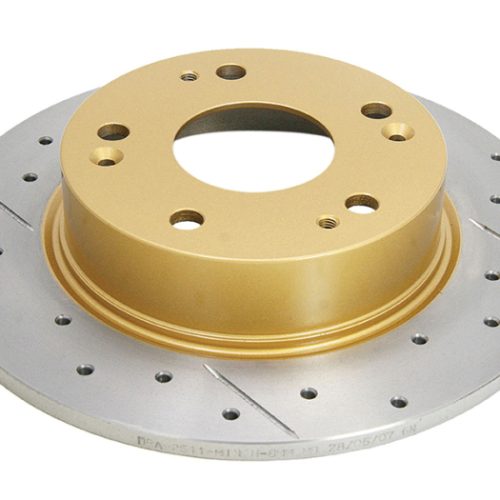 DBA Street Series Drilled and Slotted Rotor for Honda Accord 1988-2000 - Premium Replacement