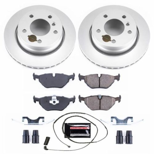 2000 BMW 323i, 2000 BMW 323Ci, 1999 BMW 323i Rear Z23 Evolution Sport Coated Brake Rotor and Pad Assembly - Premium Heavy-Duty Replacement