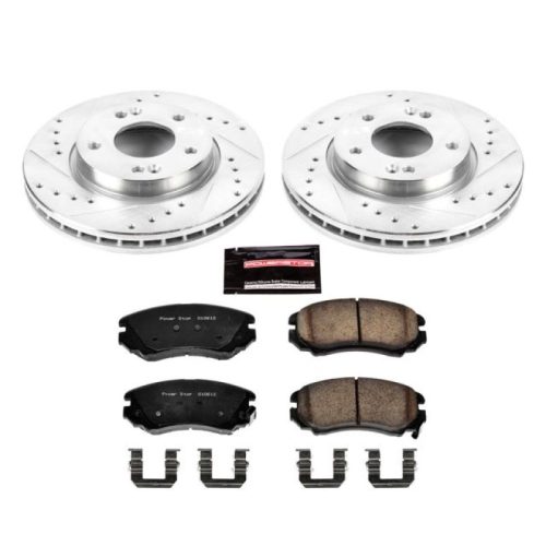 2007-2010 Hyundai Elantra Front Z23 Evolution Sport Brake Upgrade Kit - Premium Replacement
