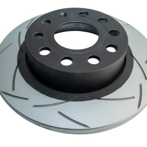 DBA Street Series T2 Slotted Rear Brake Rotor for 2005-2011 Volkswagen Jetta and Golf - Premium Replacement