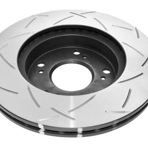 DBA 4000 Series Slotted Rotor for Acura RSX and Honda CR-Z - Front Replacement Heavy-Duty Performance Brake Rotor - Image 4